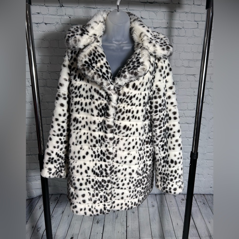 Victoria's Secret Faux Dalmatian Jacket Size M
